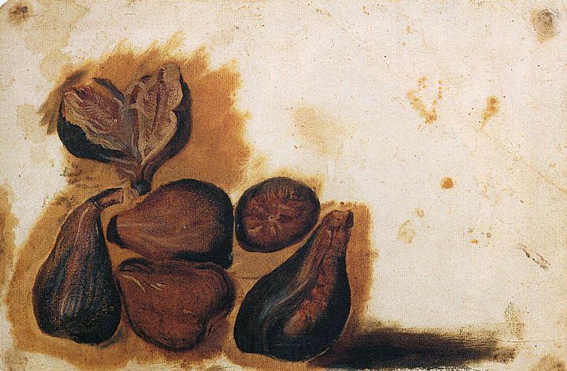 Simone Peterzano Still-Life of Figs France oil painting art